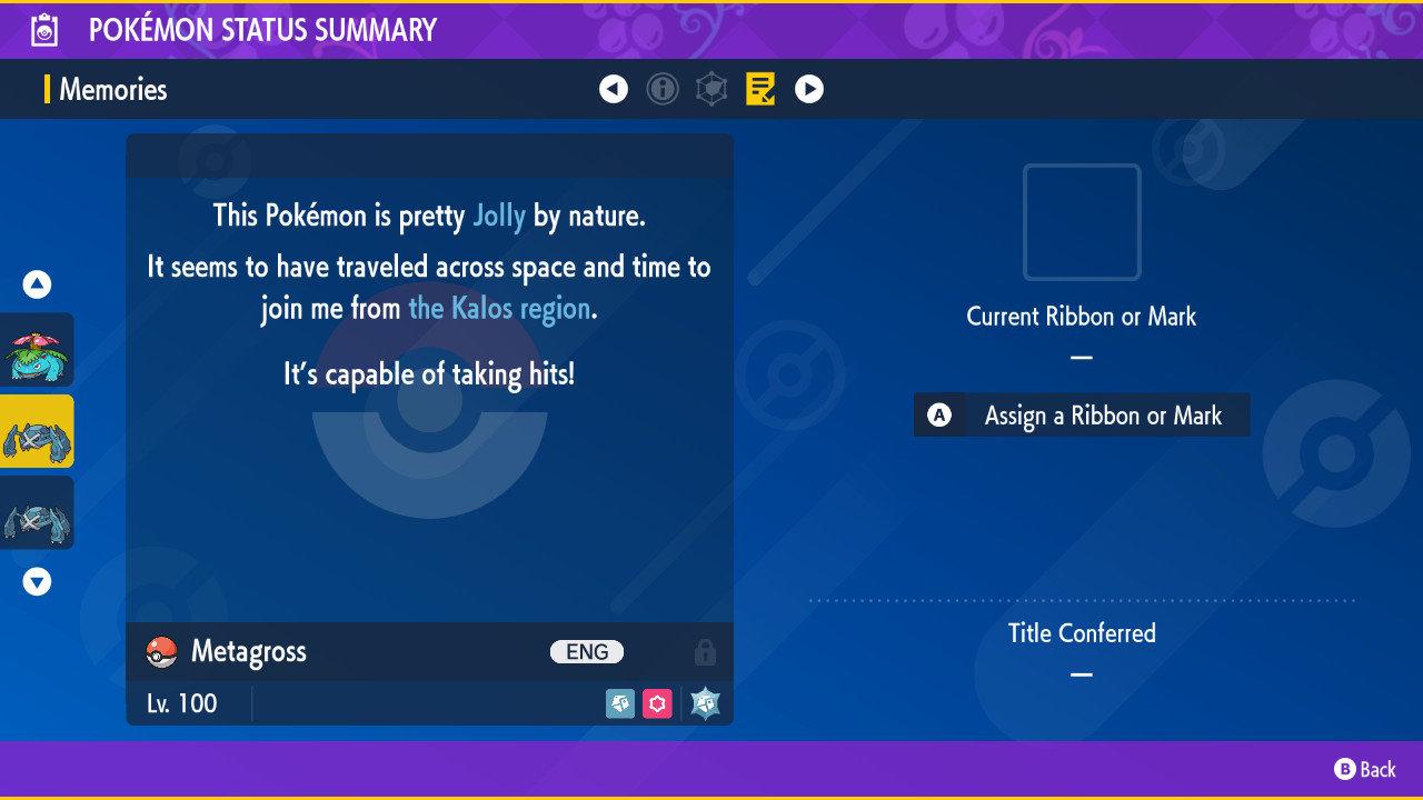 Shiny METAGROSS Pokémon Scarlet and Violet 6IV Competitive Battle Ready - Pokémon Scarlet & Violet digital Pokémon trade