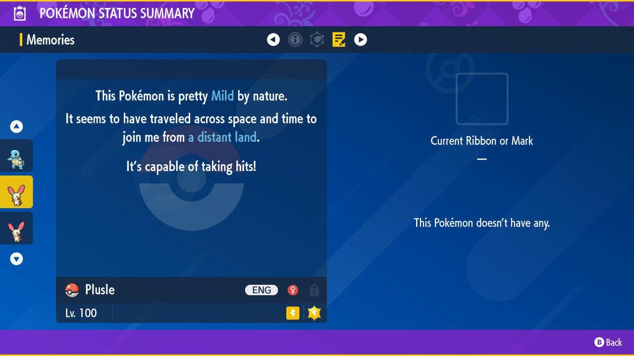 Shiny PLUSLE Pokémon Scarlet Violet 6IV Competitive Battle Ready - Pokémon Scarlet & Violet digital Pokémon trade image 3