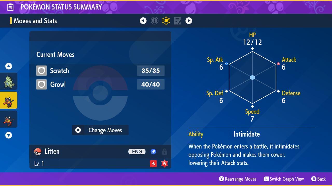 Shiny LITTEN Pokémon Scarlet and Violet 6IV Competitive Battle Ready - Pokémon Scarlet & Violet digital Pokémon trade image 2