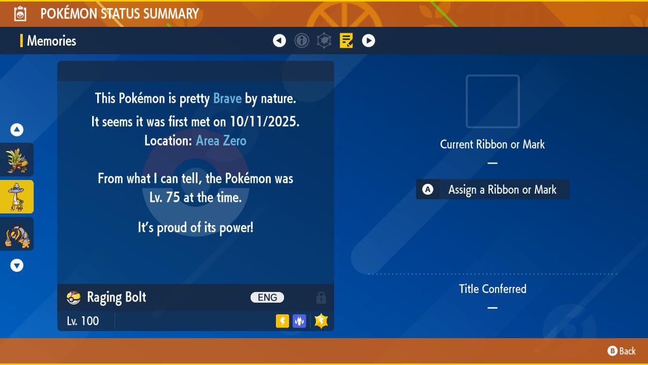 Non Shiny RAGING BOLT Ev Trained Scarlet Violet Pokémon Battle Ready Competitive - Pokémon Scarlet & Violet digital Pokémon