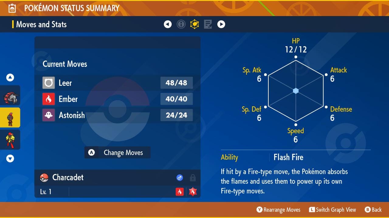 Shiny CHARCADET Pokémon Scarlet Violet 6IV Competitive Battle Ready – image 3