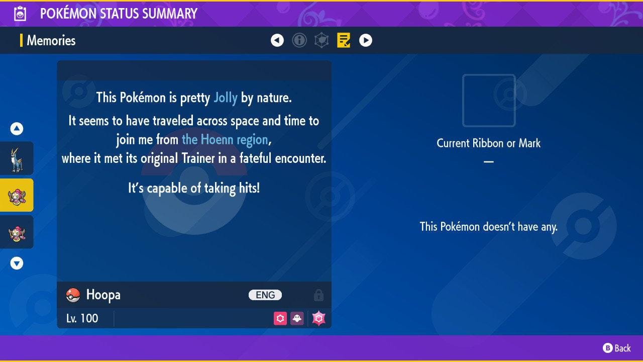 Non Shiny 6IV HOOPA Pokémon Scarlet and Violet 6IV Pokemon Non Competitive Battle - Pokémon Scarlet & Violet digital Pokémon