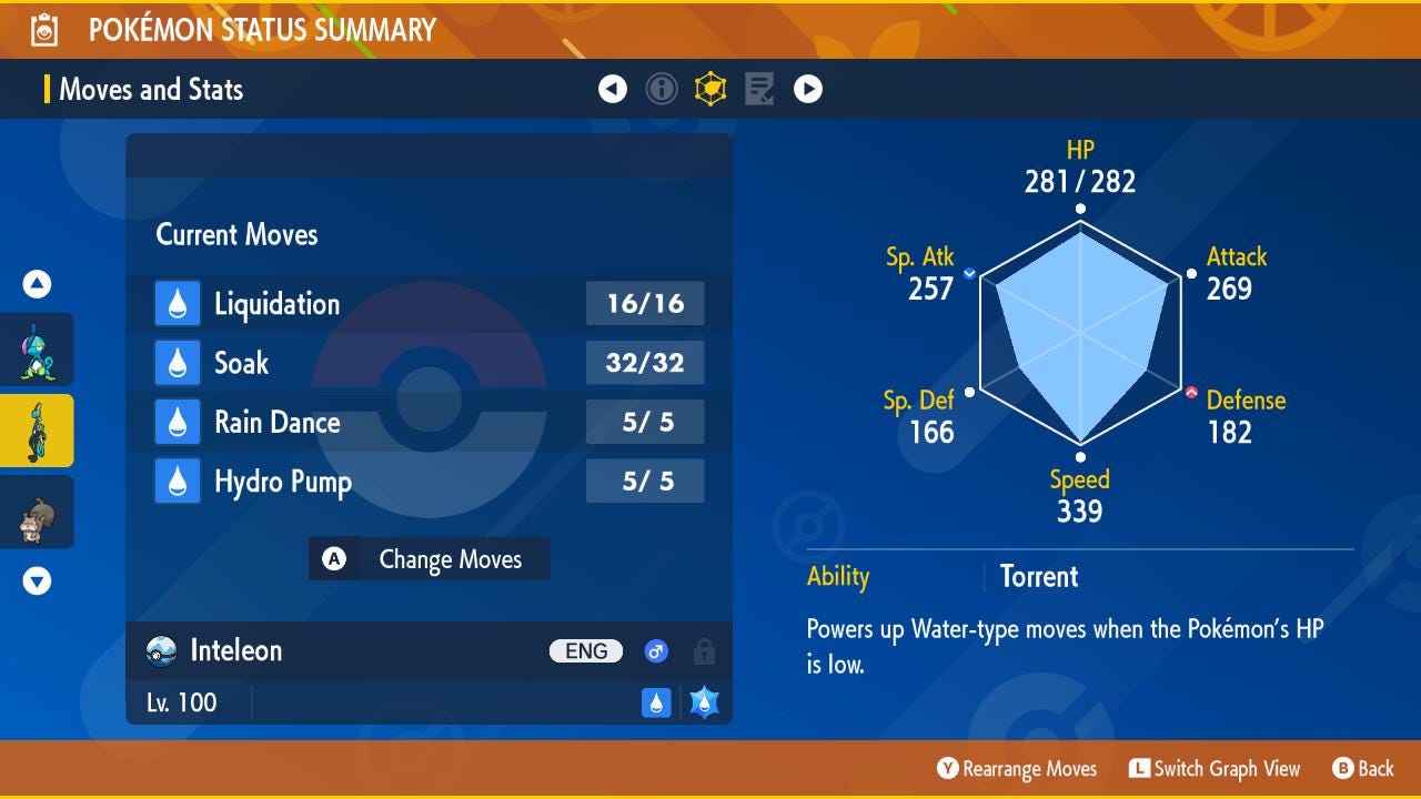 Shiny INTELEON Pokémon Scarlet Violet 6IV Competitive Battle Ready - Pokémon Scarlet & Violet digital Pokémon trade image 2