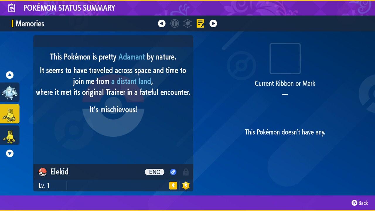 Shiny ELEKID Pokémon Scarlet and Violet 6IV Competitive Battle Ready - Pokémon Scarlet & Violet digital Pokémon trade image 3