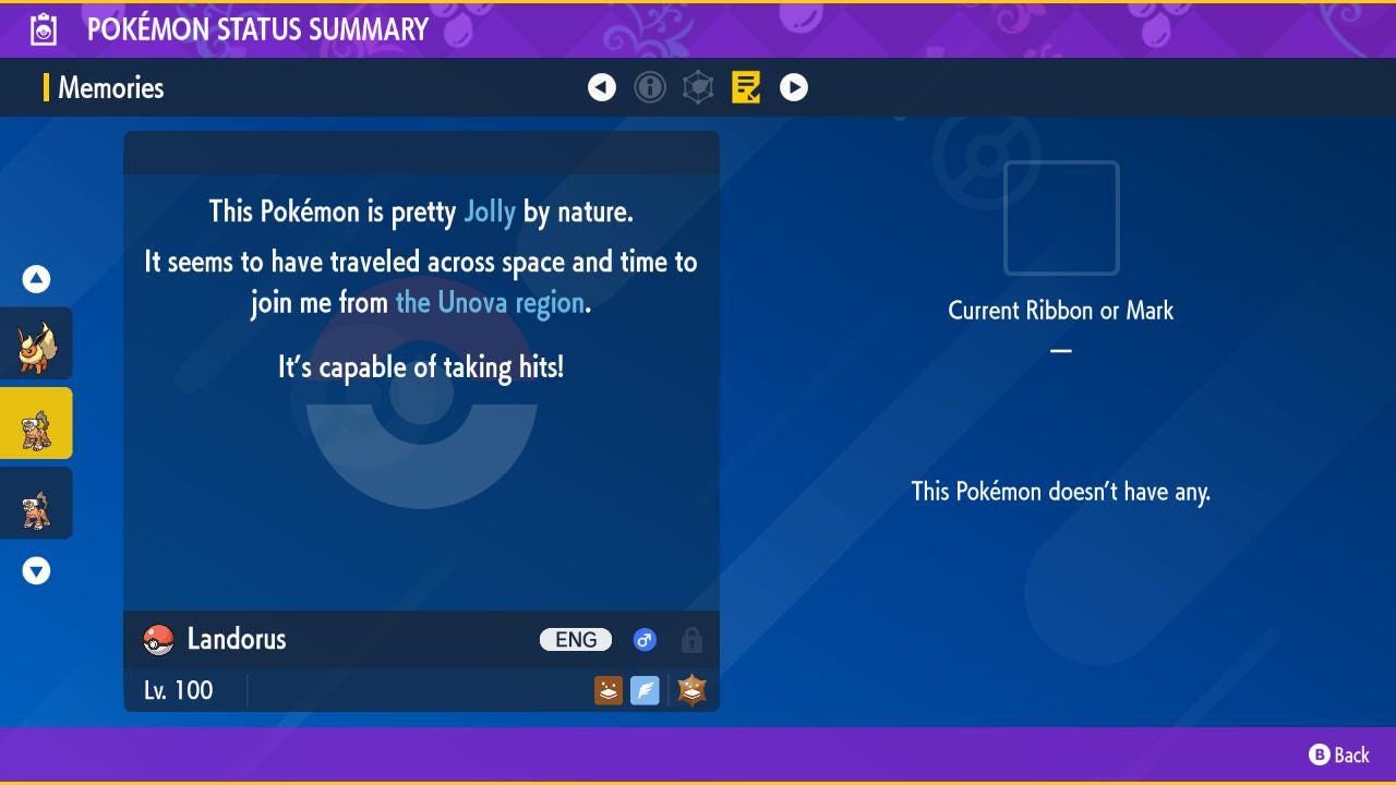 Shiny Therian Forme LANDORUS Pokémon Scarlet and Violet 6IV Competitive Battle - Pokémon Scarlet & Violet digital Pokémon