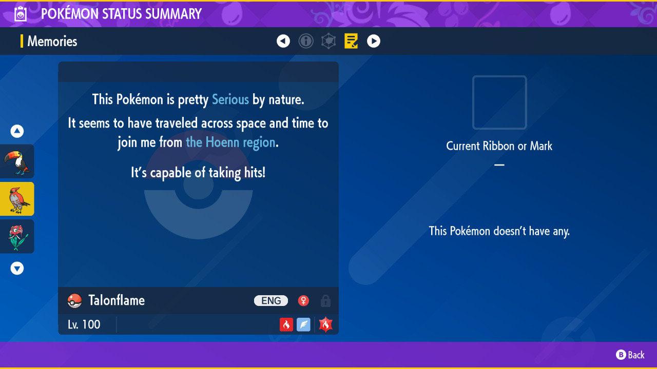 Shiny TALONFLAME Pokémon Scarlet Violet 6IV Competitive Battle Ready - Pokémon Scarlet & Violet digital Pokémon trade image 3