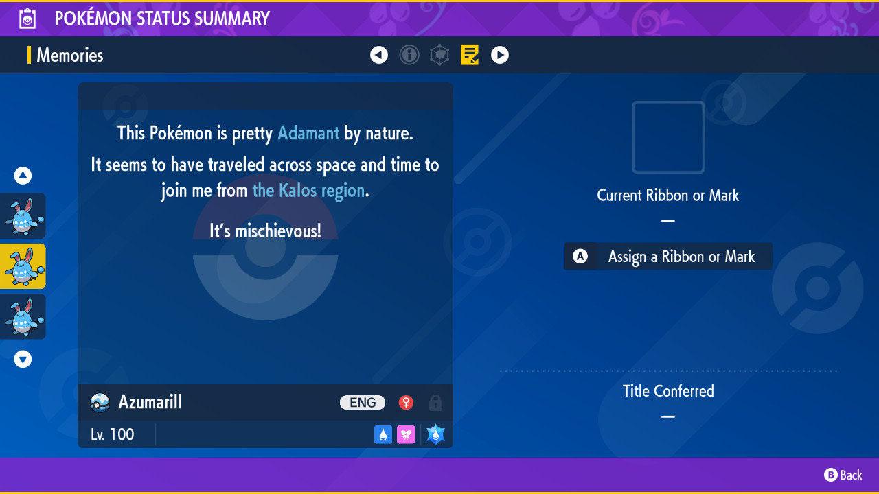 Shiny AZUMARILL Pokémon Scarlet and Violet 6IV Pokemon Competitive Battle Ready + - Pokémon Scarlet & Violet digital Pokémon