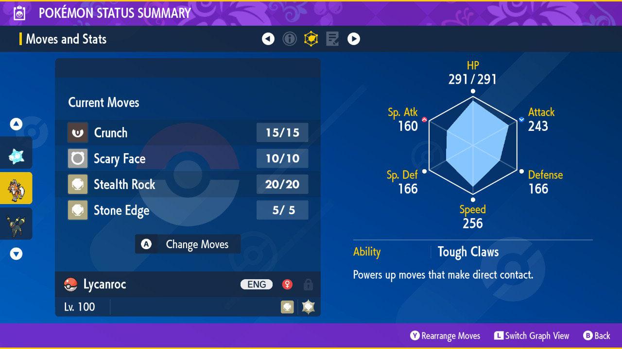 Shiny LYCANROC Pokémon Scarlet Violet 6IV Competitive Battle Ready – image 2