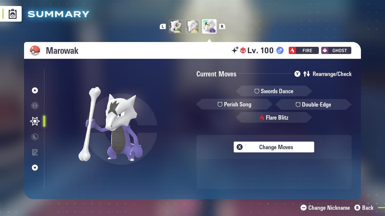 Shiny Alpha Alolan Marowak Pokémon Legends ZA 6IV Competitive Battle Ready - Pokémon Legends: Z-A digital Pokémon trade image