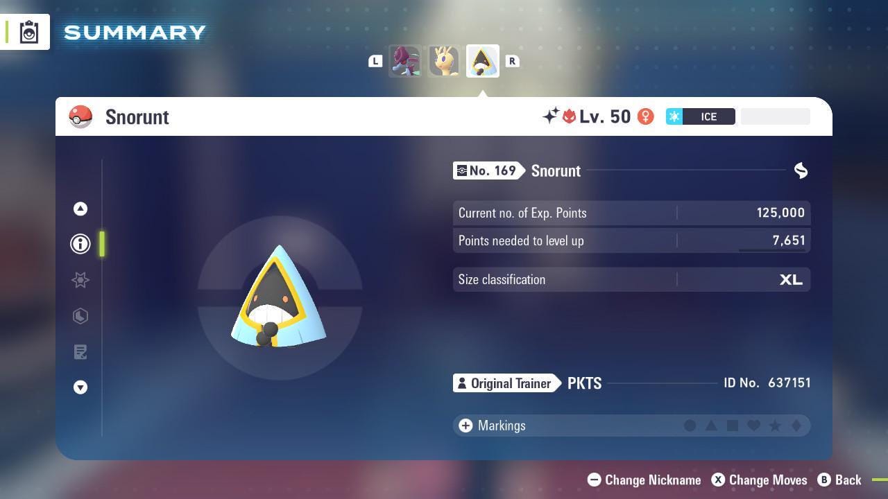 Shiny Alpha Snorunt Pokémon Legends ZA 6IV Competitive Battle Ready - Pokémon Legends: Z-A digital Pokémon trade image 3