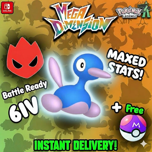 Shiny Alpha Porygon2 Pokemon Legends Za Mega Dimension DLC 6IV Competitive Battle - Pokémon Legends: Z-A digital Pokémon