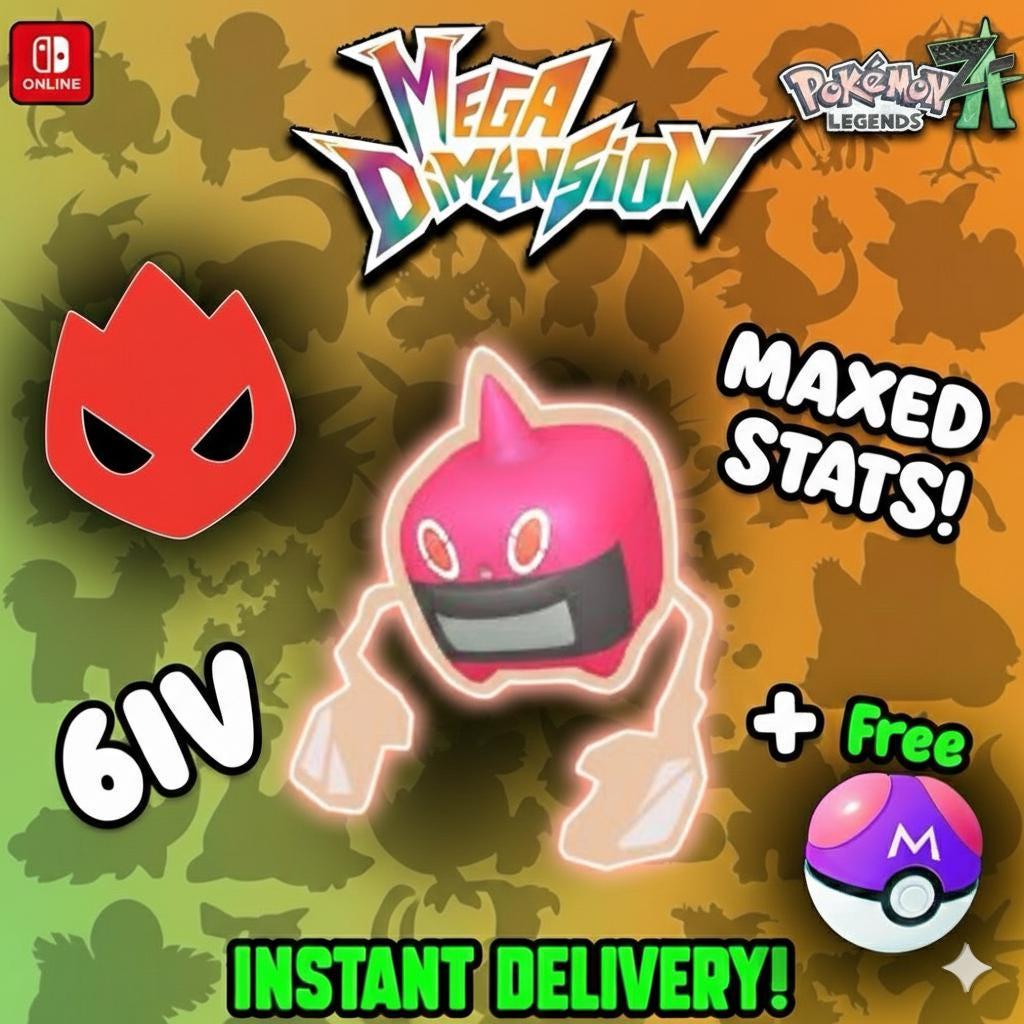 Shiny Alpha Heat Form Rotom Pokémon Legends ZA 6IV Competitive Battle Ready - Pokémon Legends: Z-A digital Pokémon trade by