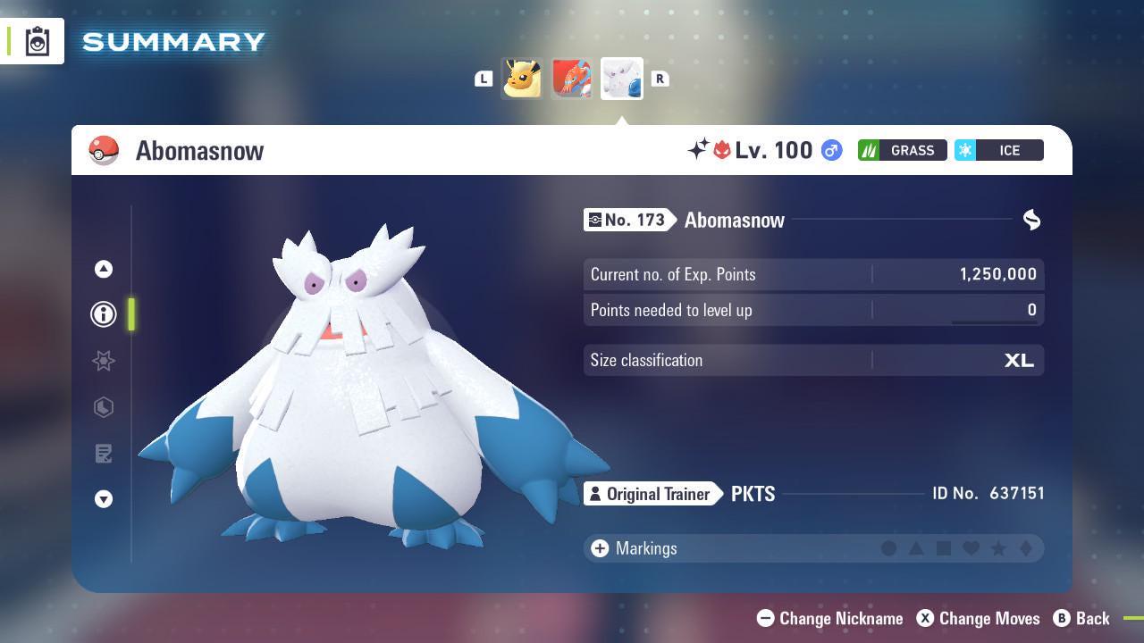 Shiny Alpha Abomasnow Pokémon Legends ZA 6IV Competitive Battle Ready - Pokémon Legends: Z-A digital Pokémon trade image 3