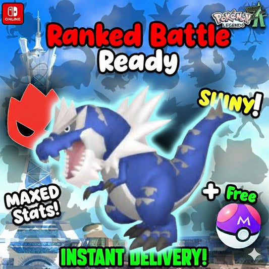 Shiny Alpha Tyrantrum Pokémon Legends ZA 6IV Competitive Battle Ready - Pokémon Legends: Z-A digital Pokémon trade by