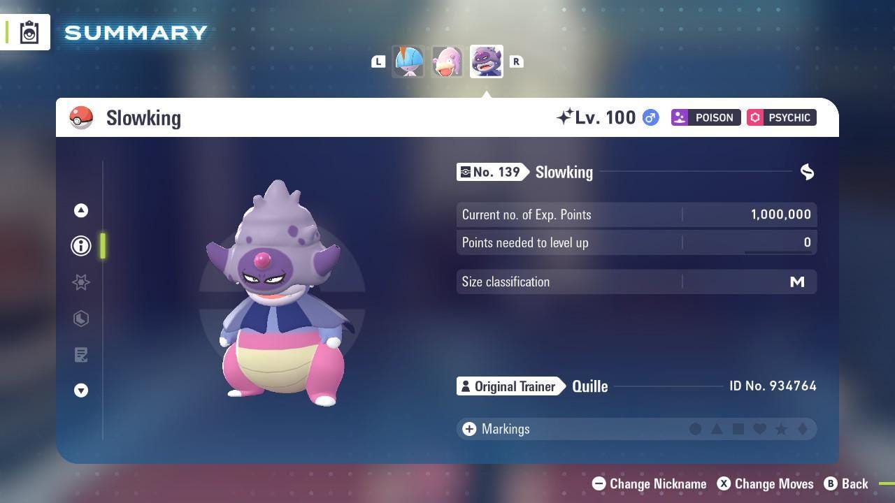 Pokemon Za Shiny 6IV GALARIAN SLOWKING Pokémon Legends ZA 6IV Competitive Battle - Pokémon Legends: Z-A digital Pokémon trade