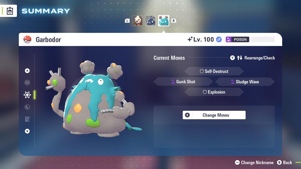 Shiny GARBODOR Pokémon Legends ZA 6IV Competitive Battle Ready - Pokémon Legends: Z-A digital Pokémon trade image 3