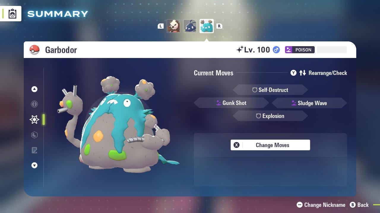 Shiny GARBODOR Pokémon Legends ZA 6IV Competitive Battle Ready – image 3