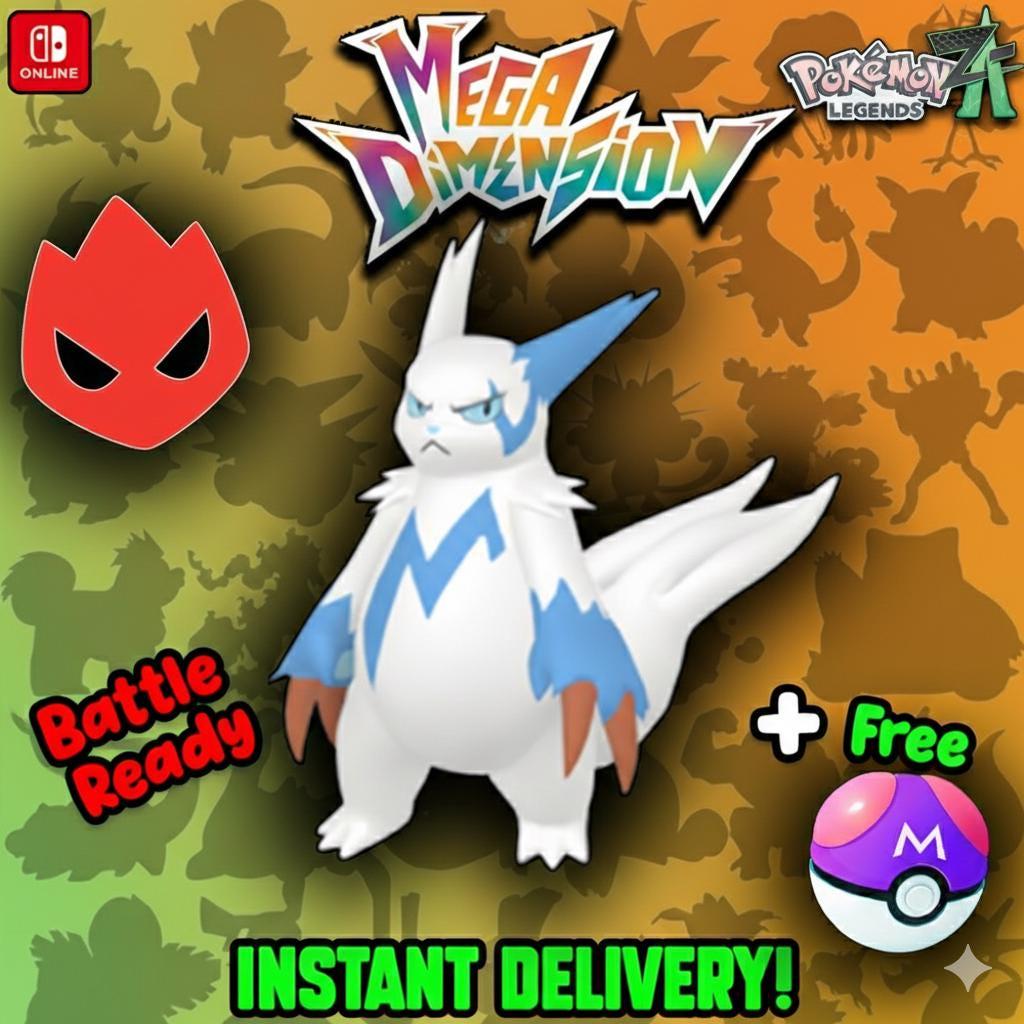 Shiny Alpha Zangoose Pokemon Legends Za Mega Dimension DLC 6IV Competitive Battle - Pokémon Legends: Z-A digital Pokémon