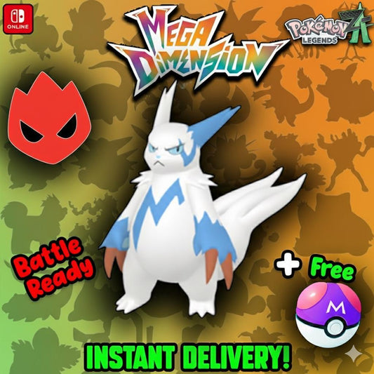 Shiny Alpha Zangoose Pokemon Legends Za Mega Dimension DLC 6IV Competitive Battle - Pokémon Legends: Z-A digital Pokémon