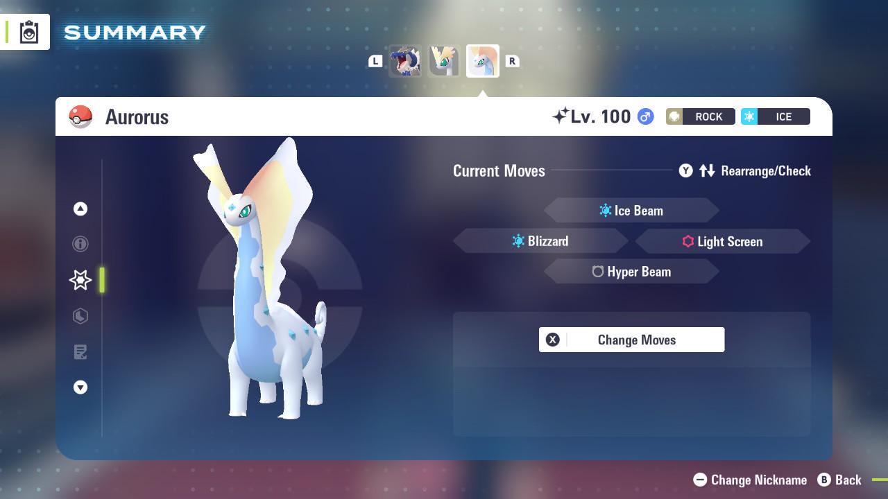 Shiny AURORUS Pokémon Legends ZA 6IV Competitive Battle Ready - Pokémon Legends: Z-A digital Pokémon trade image 4
