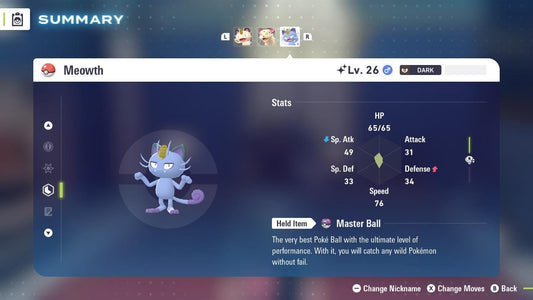 Shiny Alolan Meowth Pokemon Legends ZA Mega Dimension DLC 6IV Competitive Battle - Pokémon Legends: Z-A digital Pokémon trade