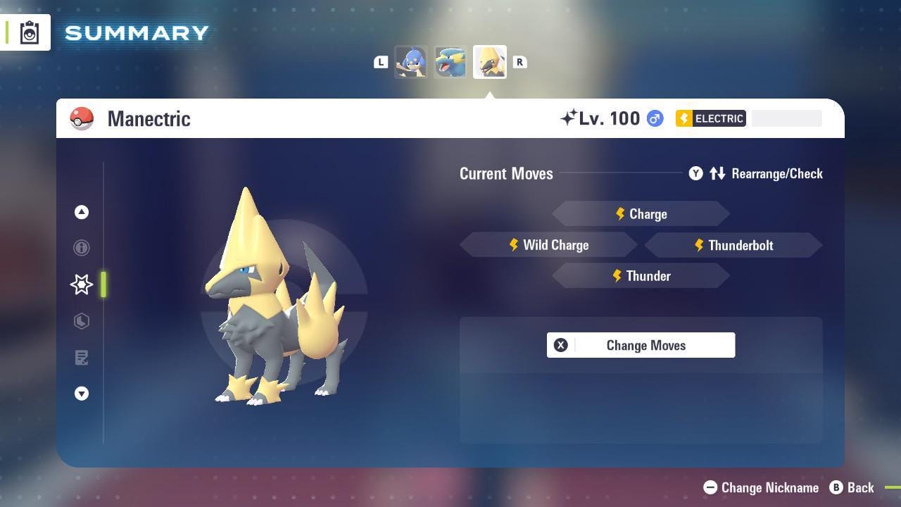 Shiny MANECTRIC Pokémon Legends ZA 6IV Competitive Battle Ready - Pokémon Legends: Z-A digital Pokémon trade image 3