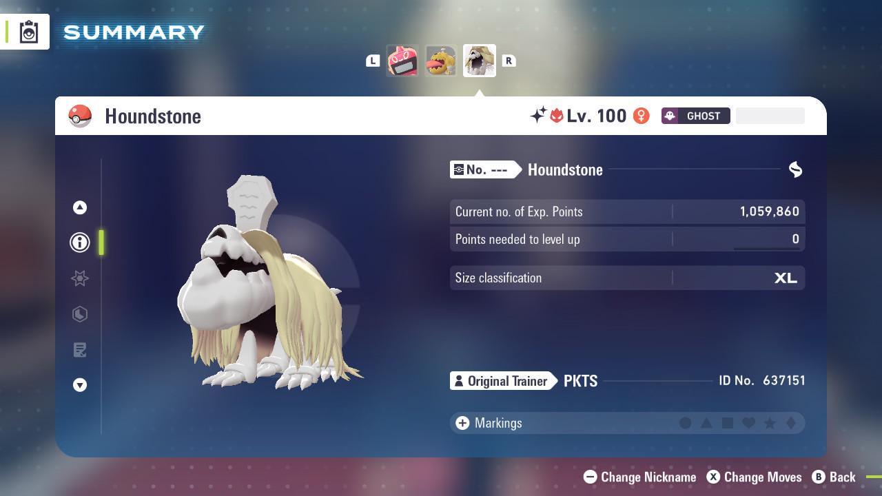 Shiny Alpha Houndstone Pokémon Legends ZA 6IV Competitive Battle Ready - Pokémon Legends: Z-A digital Pokémon trade image 3