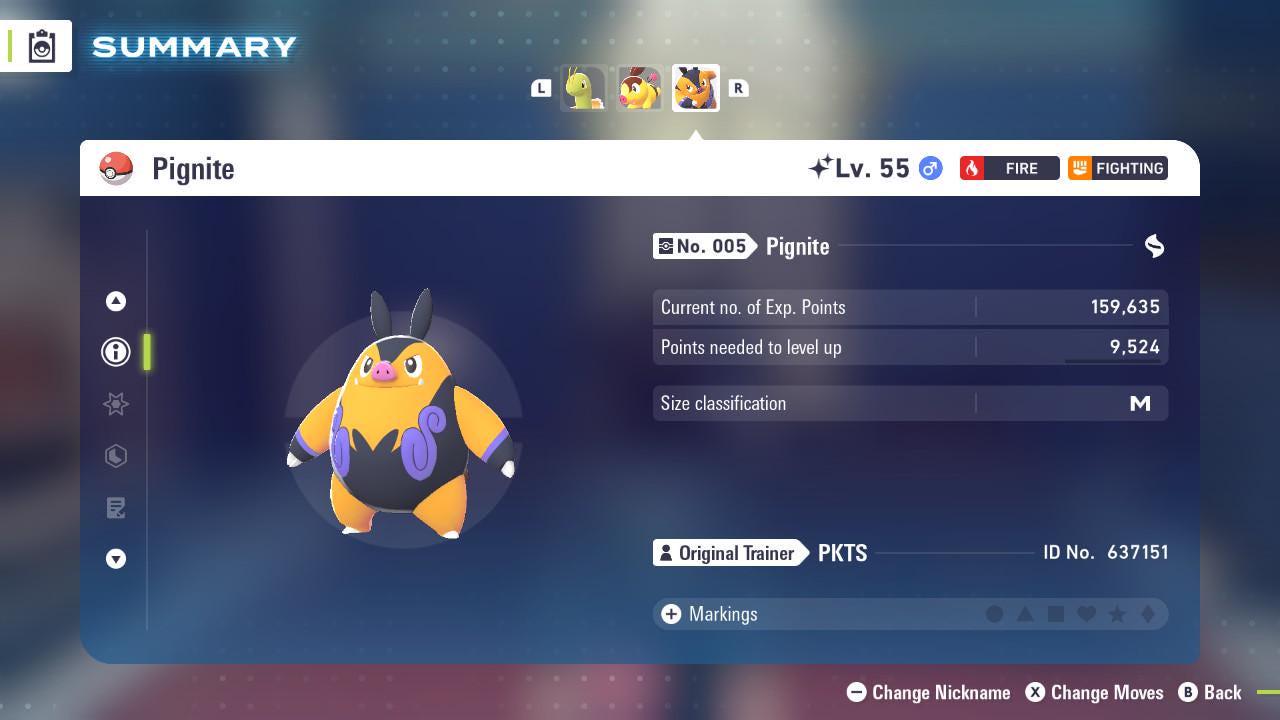 Shiny PIGNITE Pokémon Legends ZA 6IV Competitive Battle Ready - Pokémon Legends: Z-A digital Pokémon trade image 2