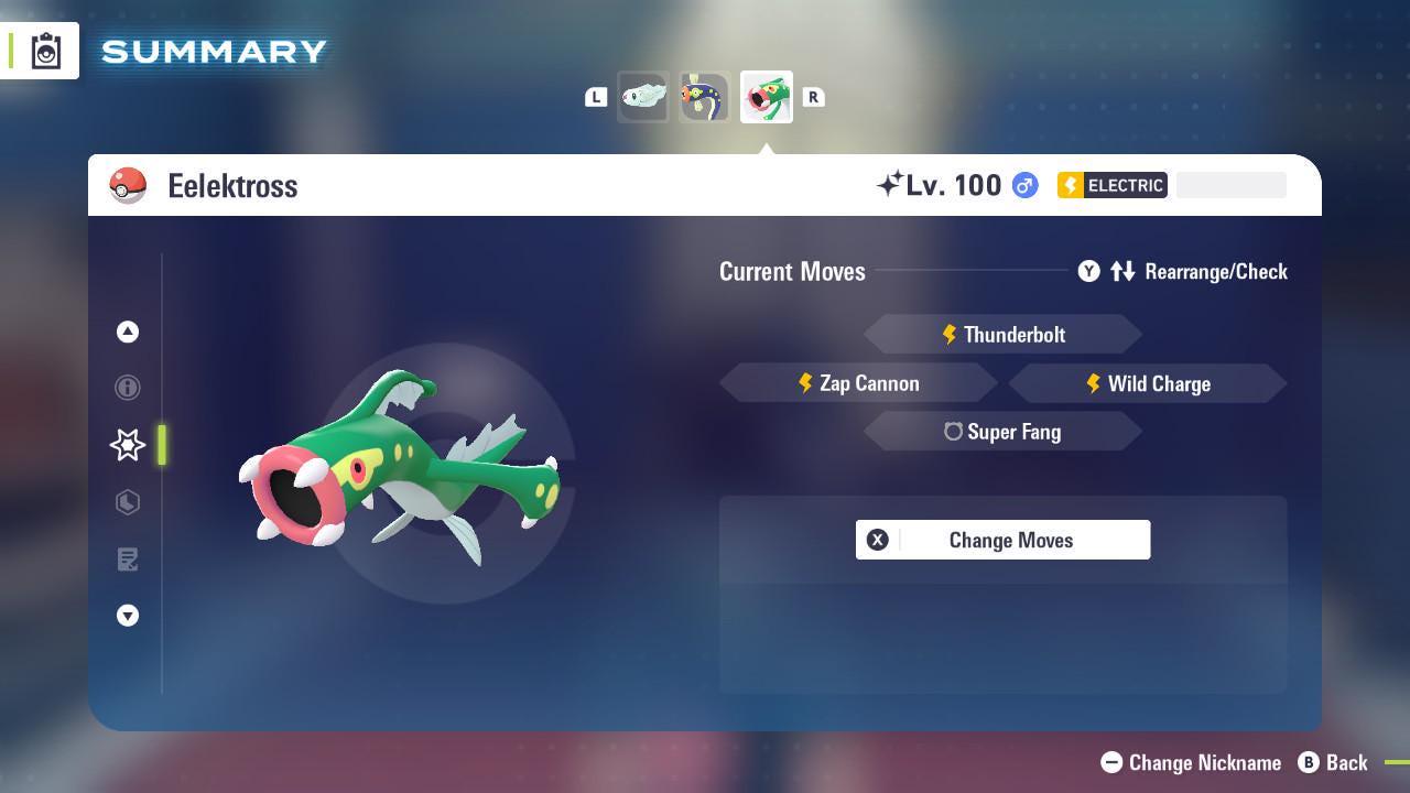 Shiny EELEKTROSS Pokémon Legends ZA 6IV Competitive Battle Ready - Pokémon Legends: Z-A digital Pokémon trade image 4