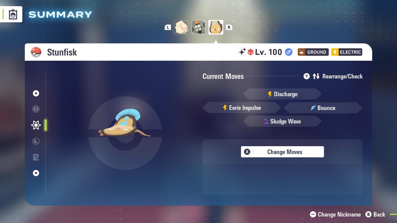 Shiny Alpha Stunfisk Pokémon Legends ZA 6IV Competitive Battle Ready - Pokémon Legends: Z-A digital Pokémon trade image 3