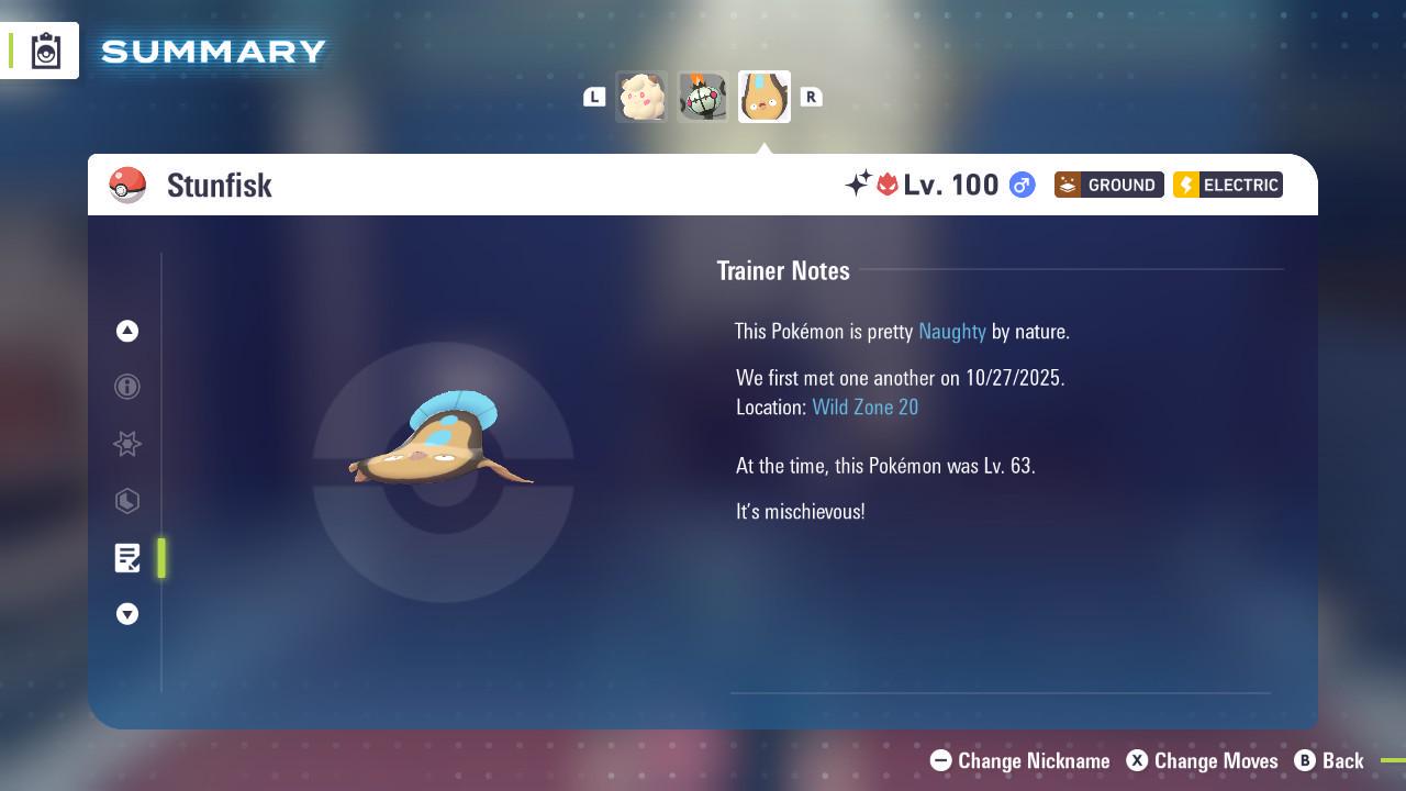 Shiny Alpha Stunfisk Pokémon Legends ZA 6IV Competitive Battle Ready - Pokémon Legends: Z-A digital Pokémon trade image 4