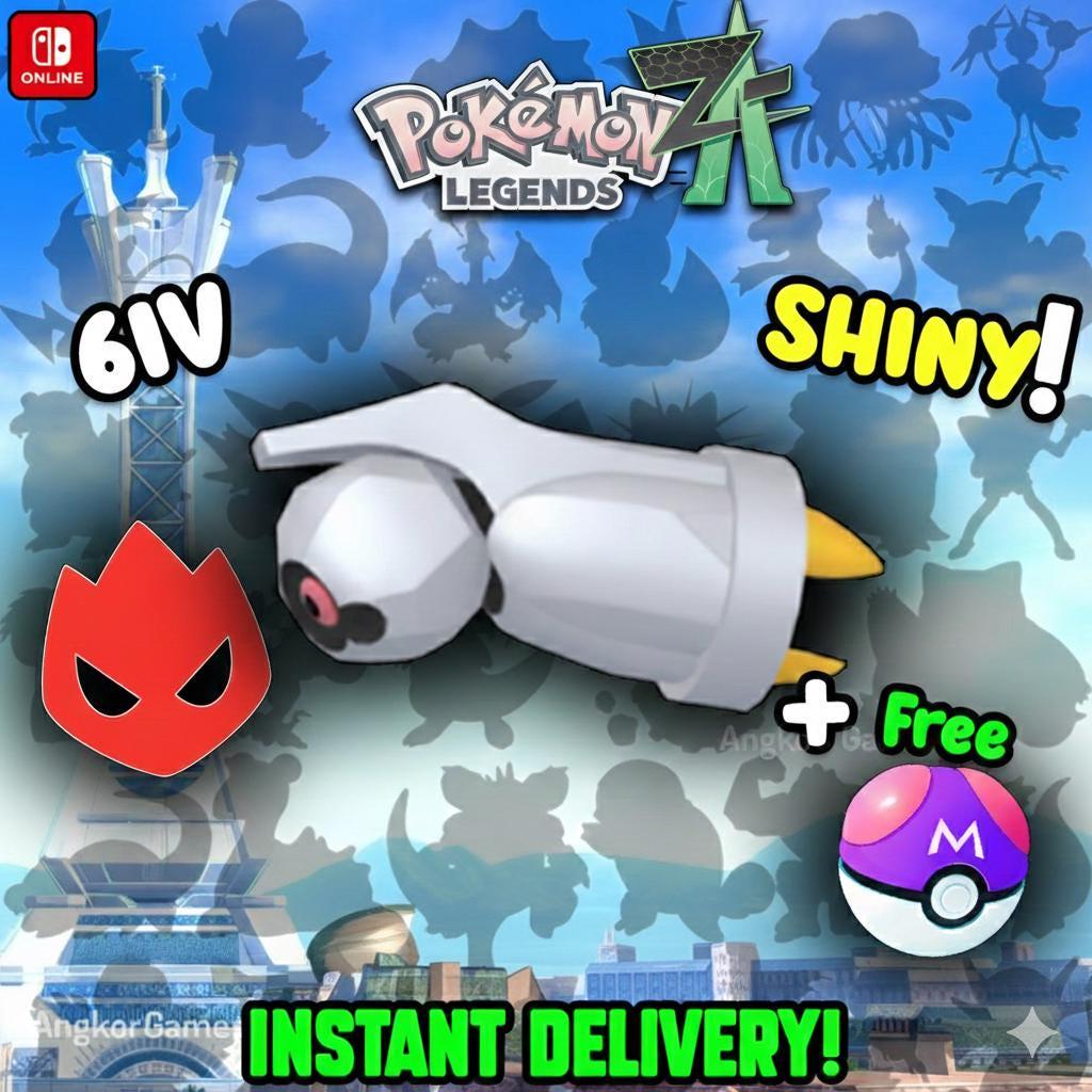 Pokemon Za Lvl 5 Adamant SHINY ALPHA 6IV Beldum Pokémon Legends ZA 6IV Competitive - Pokémon Legends: Z-A digital Pokémon