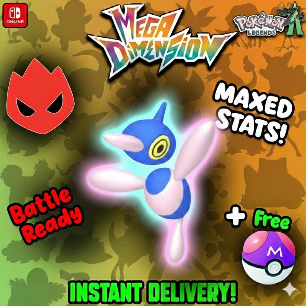 Shiny Alpha Porygon Z Pokémon Legends ZA 6IV Competitive Battle Ready - Pokémon Legends: Z-A digital Pokémon trade by