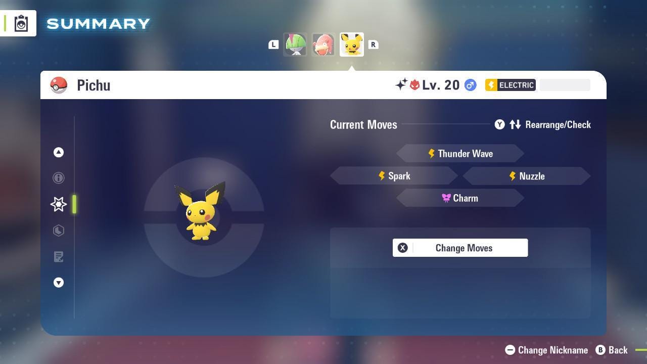 Shiny Alpha Pichu Pokémon Legends ZA 6IV Competitive Battle Ready - Pokémon Legends: Z-A digital Pokémon trade image 3
