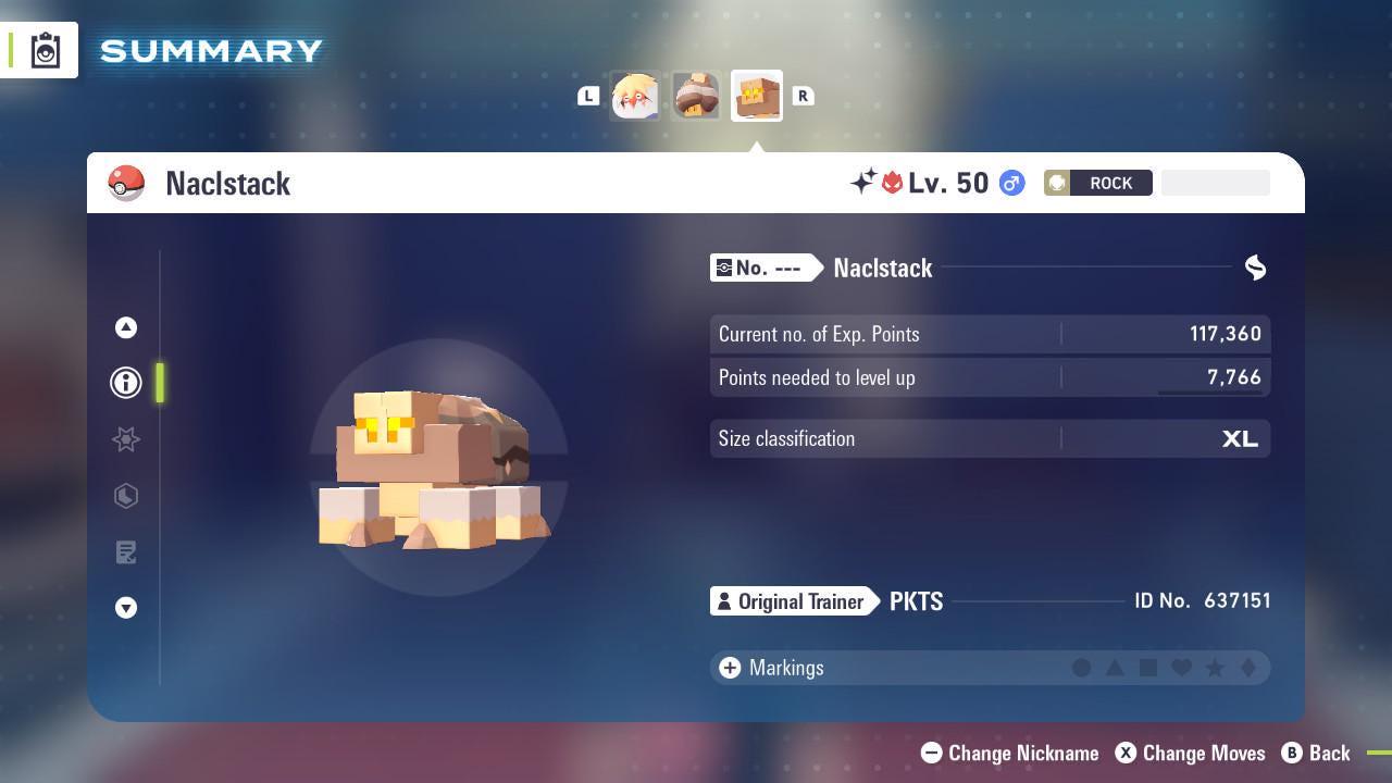 Shiny Alpha Naclstack Pokemon Legends Za Mega Dimension DLC 6IV Competitive Battle - Pokémon Legends: Z-A digital Pokémon