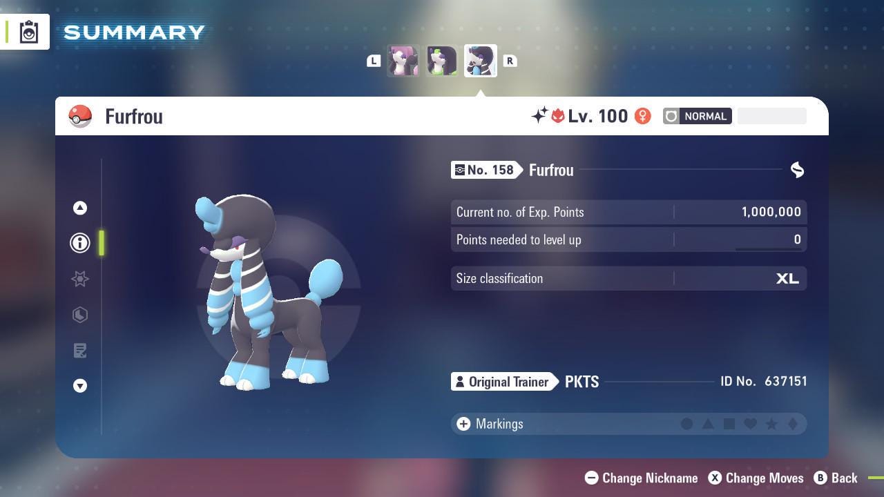 Shiny Alpha La Reine Furfrou Pokémon Legends ZA 6IV Competitive Battle Ready - Pokémon Legends: Z-A digital Pokémon trade