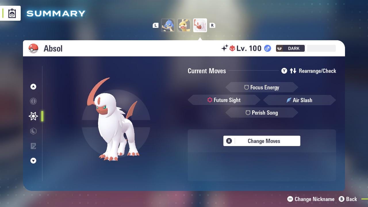 Shiny Alpha Absol Pokémon Legends ZA 6IV Competitive Battle Ready - Pokémon Legends: Z-A digital Pokémon trade image 4