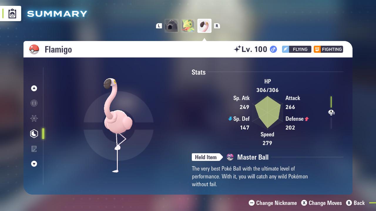 Shiny Flamigo Pokemon Legends ZA Mega Dimension DLC 6IV Competitive Battle Ready - Pokémon Legends: Z-A digital Pokémon trade