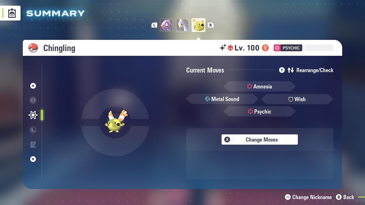 Shiny Alpha Chingling Pokémon Legends ZA 6IV Competitive Battle Ready - Pokémon Legends: Z-A digital Pokémon trade image 3