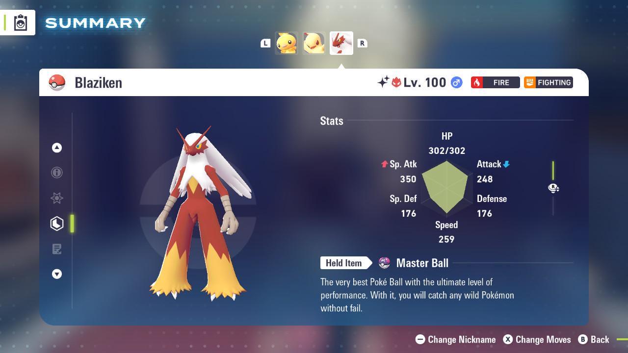 Shiny Alpha Blaziken Pokemon Legends Za Mega Dimension DLC 6IV Competitive Battle - Pokémon Legends: Z-A digital Pokémon