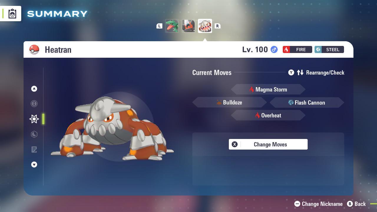 Non Shiny 6IV Heatran Pokemon Legends Za Mega Dimension DLC 6IV Competitive Battle - Pokémon Legends: Z-A digital Pokémon