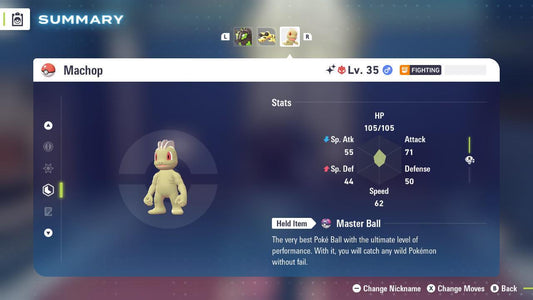 Shiny Alpha Machop Pokémon Legends ZA 6IV Competitive Battle Ready - Pokémon Legends: Z-A digital Pokémon trade by