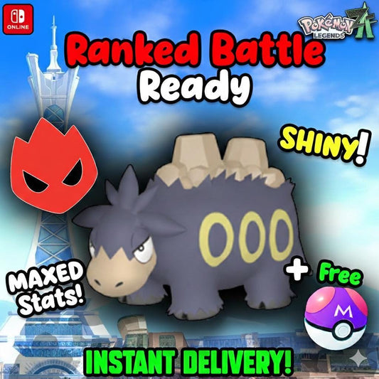Shiny Alpha Camerupt Pokémon Legends ZA 6IV Competitive Battle Ready - Pokémon Legends: Z-A digital Pokémon trade by