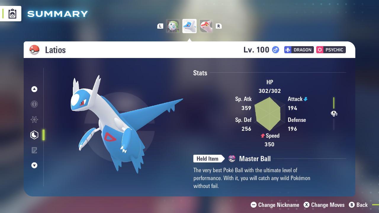 Non Shiny 6IV Latios Pokemon Legends Za Mega Dimension DLC 6IV Competitive Battle - Pokémon Legends: Z-A digital Pokémon