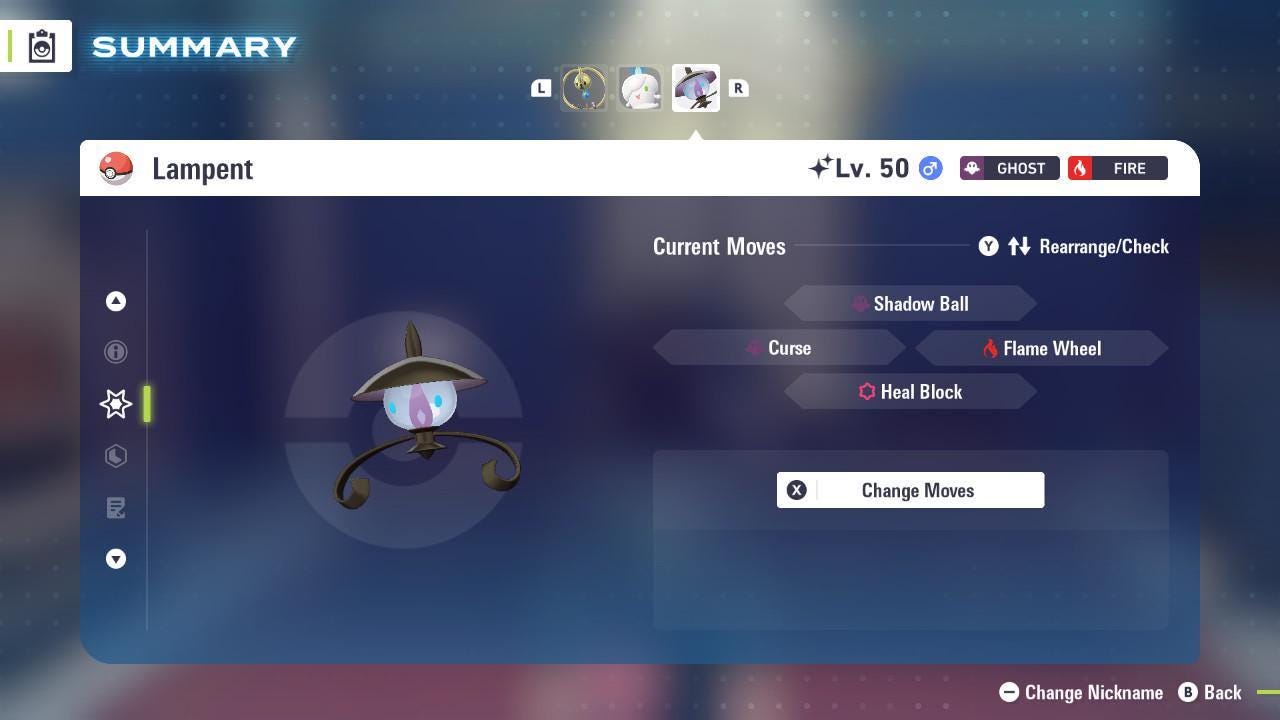 Shiny LAMPENT Pokémon Legends ZA 6IV Competitive Battle Ready - Pokémon Legends: Z-A digital Pokémon trade image 3