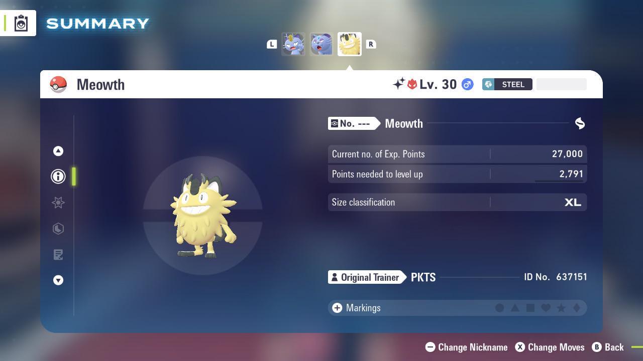 Shiny Alpha Galarian Meowth Pokémon Legends ZA 6IV Competitive Battle Ready - Pokémon Legends: Z-A digital Pokémon trade
