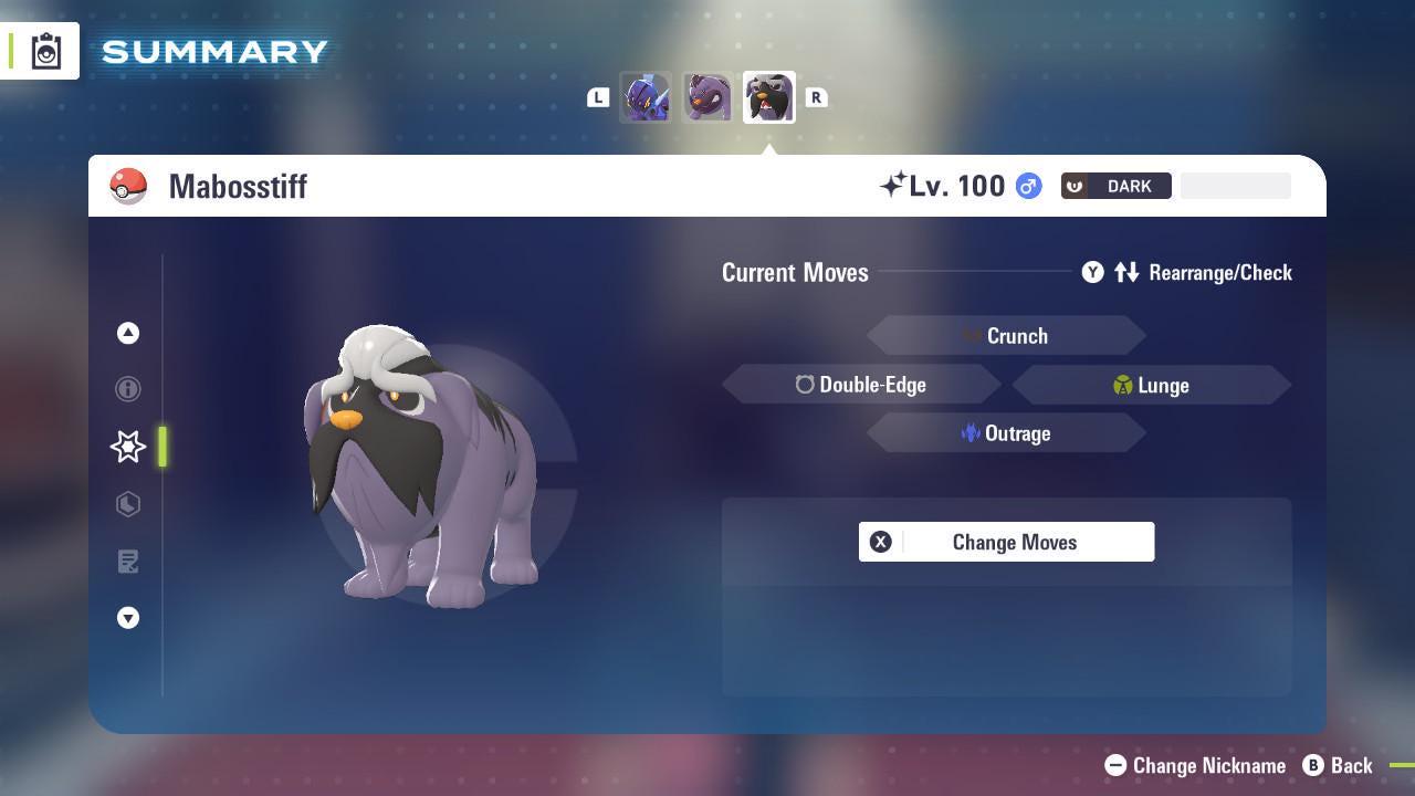Shiny Mabosstiff Pokemon Legends ZA Mega Dimension DLC 6IV Competitive Battle - Pokémon Legends: Z-A digital Pokémon trade