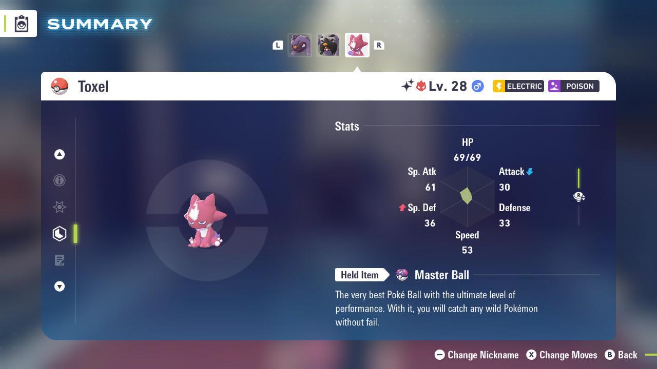 Shiny Alpha Toxel Pokemon Legends Za Mega Dimension DLC 6IV Competitive Battle - Pokémon Legends: Z-A digital Pokémon trade