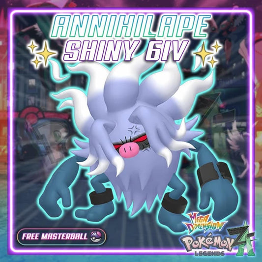 Shiny Annihilape Pokemon Legends ZA Mega Dimension DLC 6IV Competitive Battle - Pokémon Legends: Z-A digital Pokémon trade by