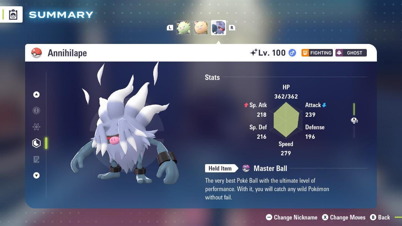 Shiny Annihilape Pokemon Legends ZA Mega Dimension DLC 6IV Competitive Battle - Pokémon Legends: Z-A digital Pokémon trade